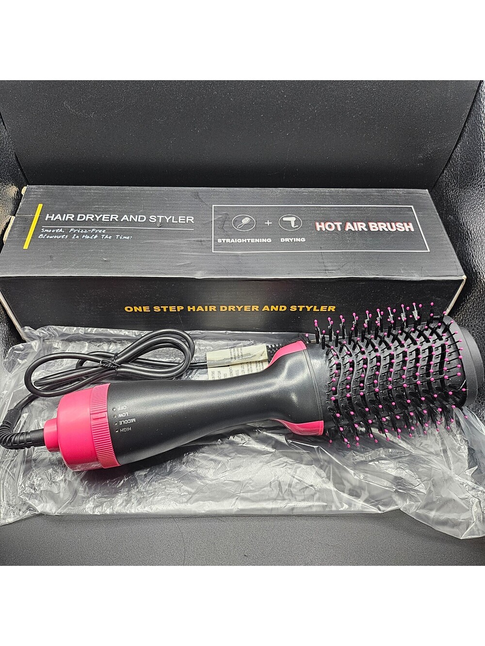 Hair Dryer and Styler - Hot Air Brush